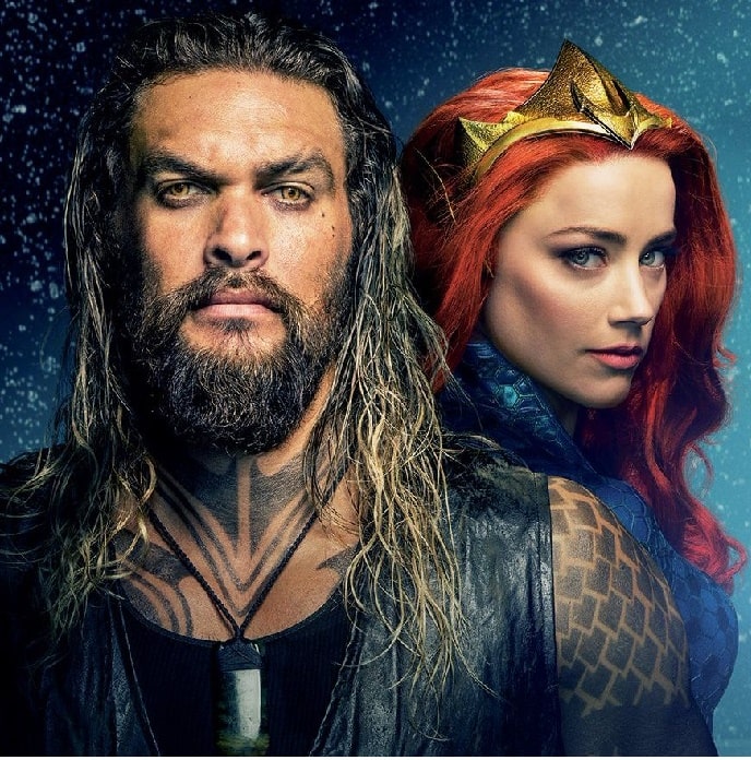 Amber with Jason in Aquaman